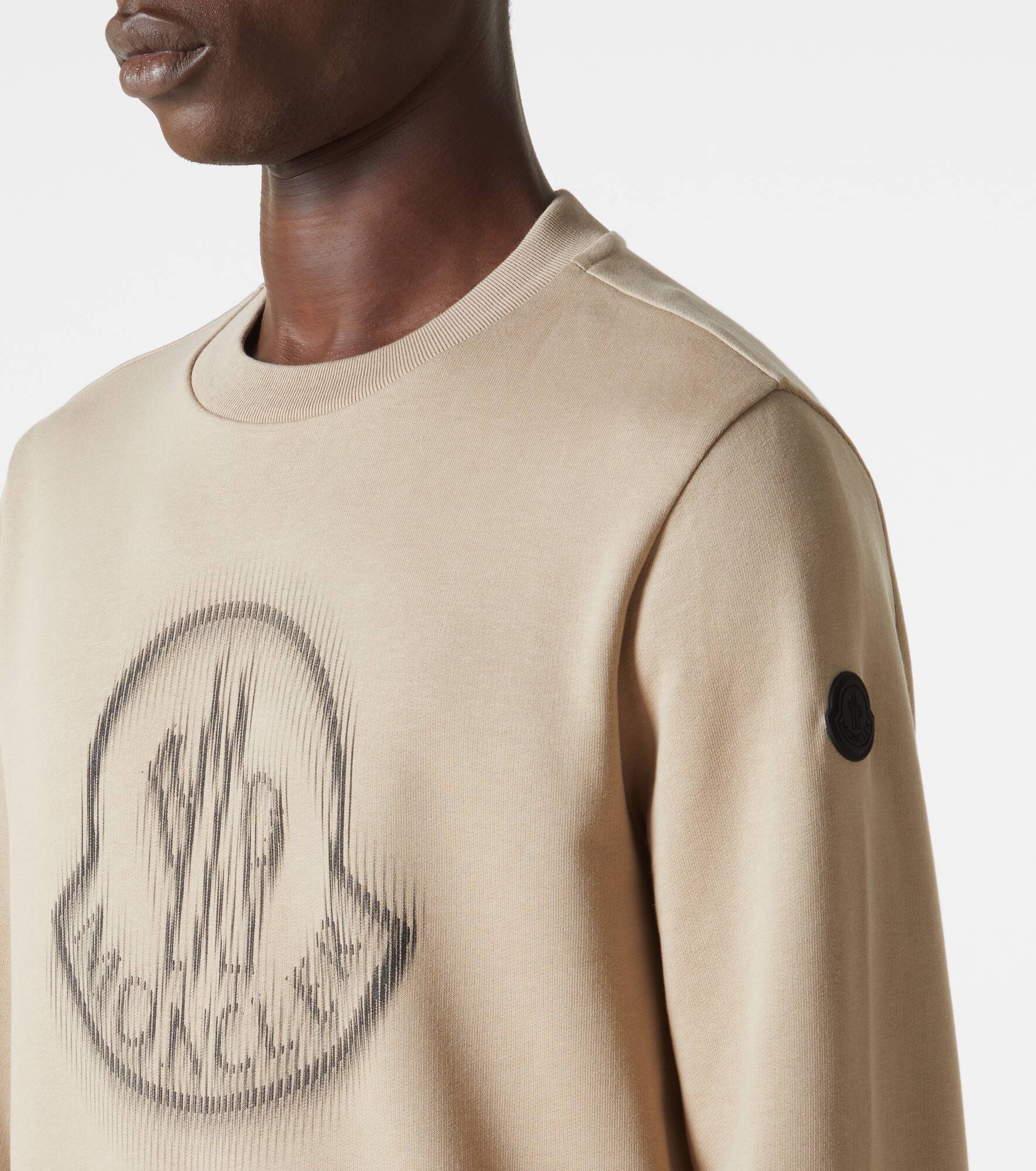 Logo cotton jersey sweater - 5