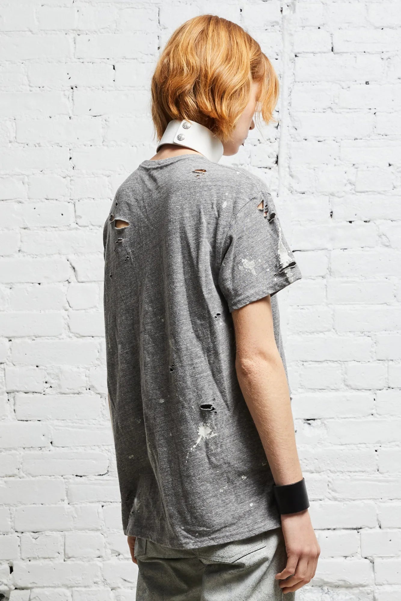 DESTROYED BOY T - HEATHER GREY - 4