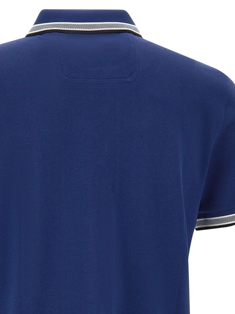 Paddy striped trim polo shirt 5