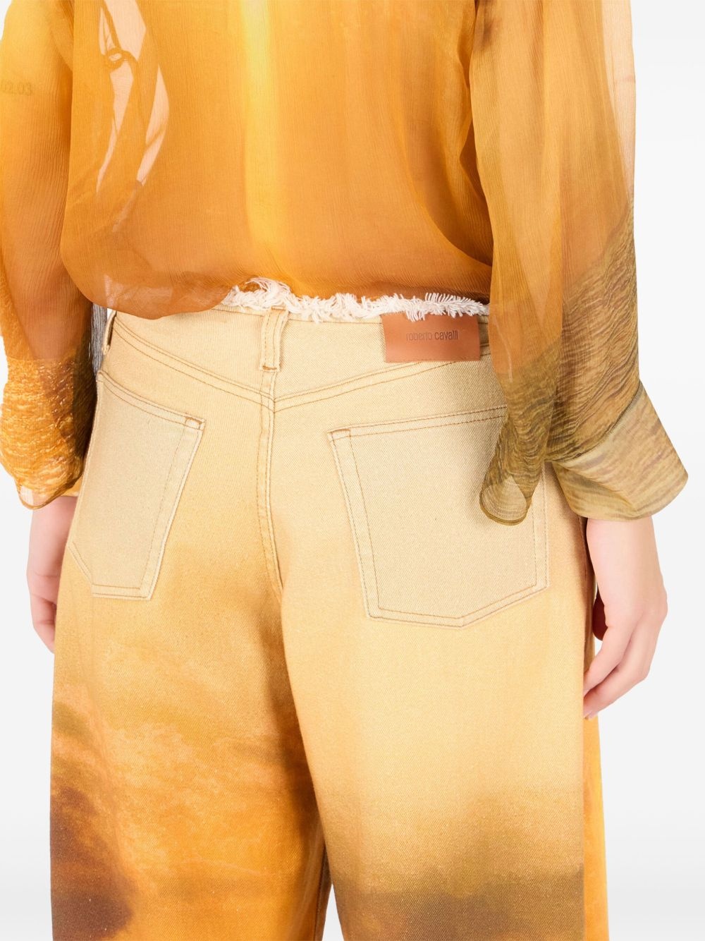 graphic-print trousers - 6
