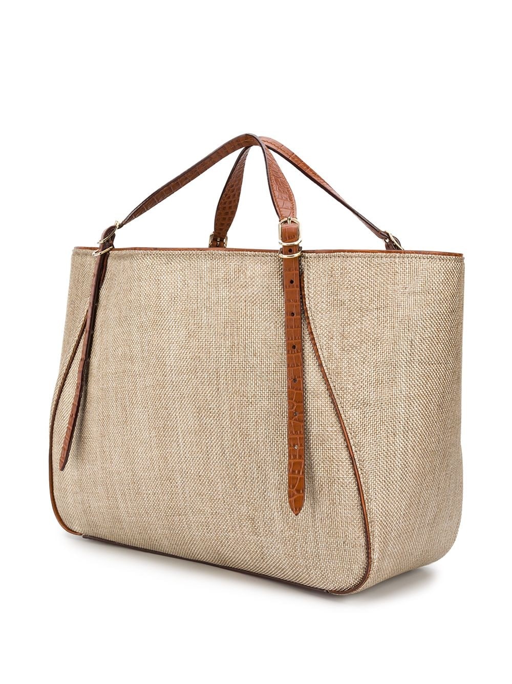 large raffia Varenne tote - 3