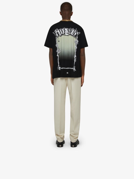 GIVENCHY PRINTED OVERSIZED T-SHIRT - 3