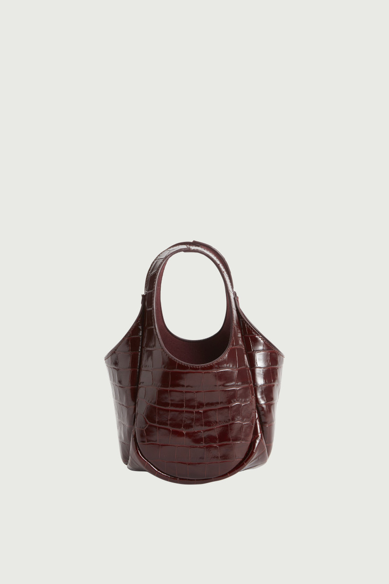 Croco Mini Bucket Swipe Bag 5