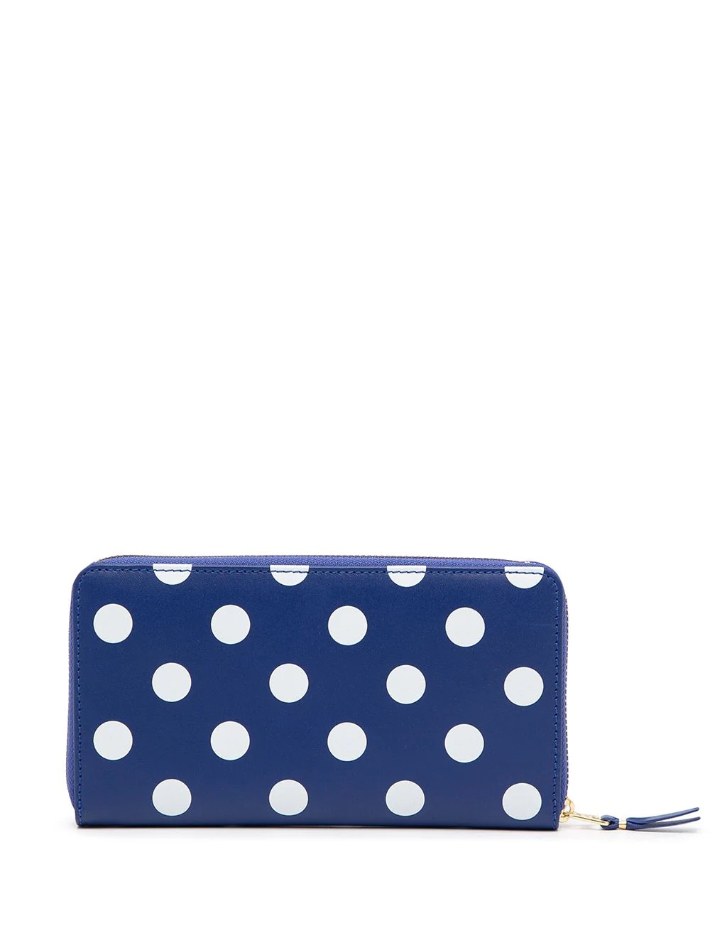 polka dot-print zip-around wallet - 2