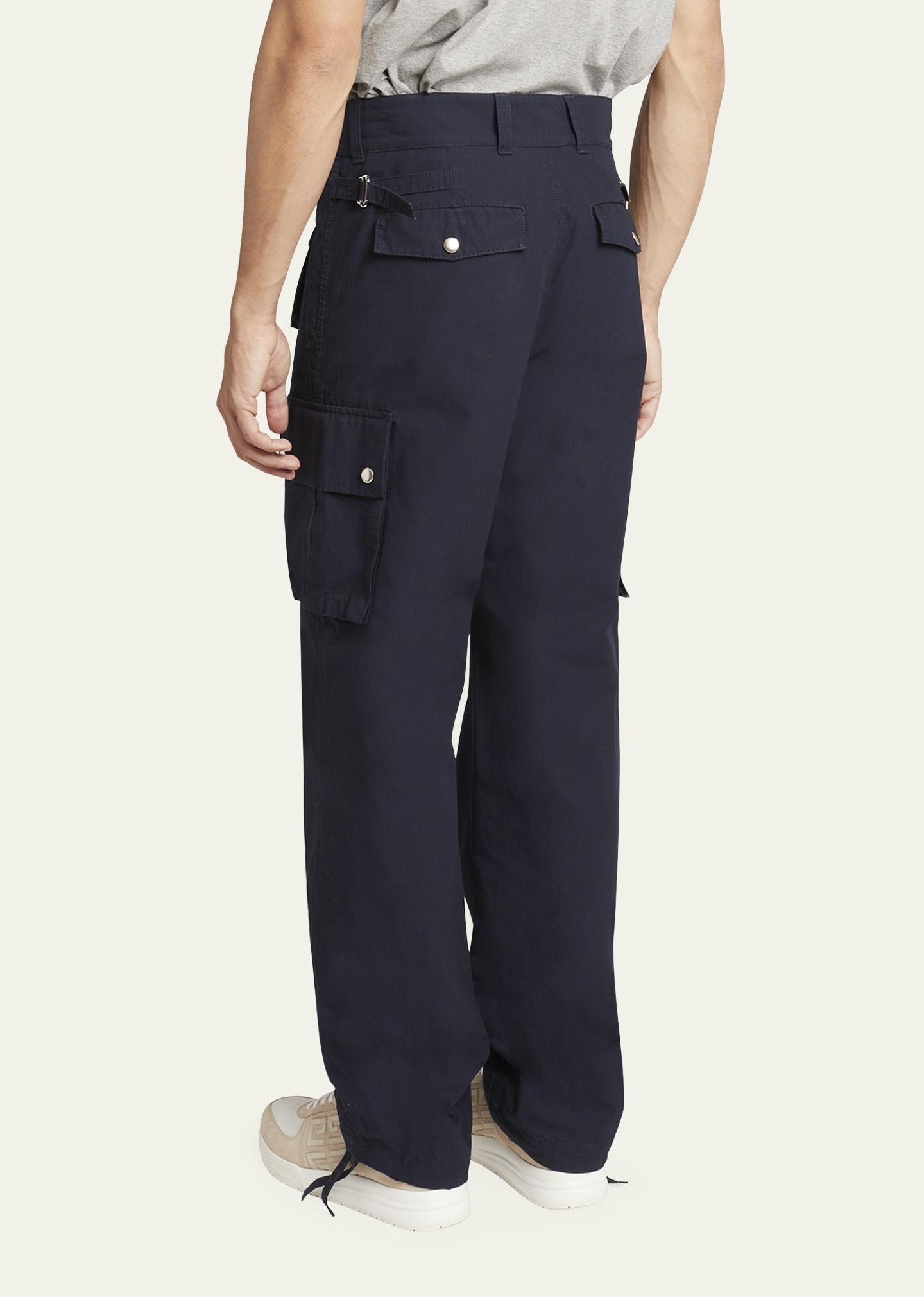Men's Multi-Pocket Cotton Ripstop Cargo Pants - 3