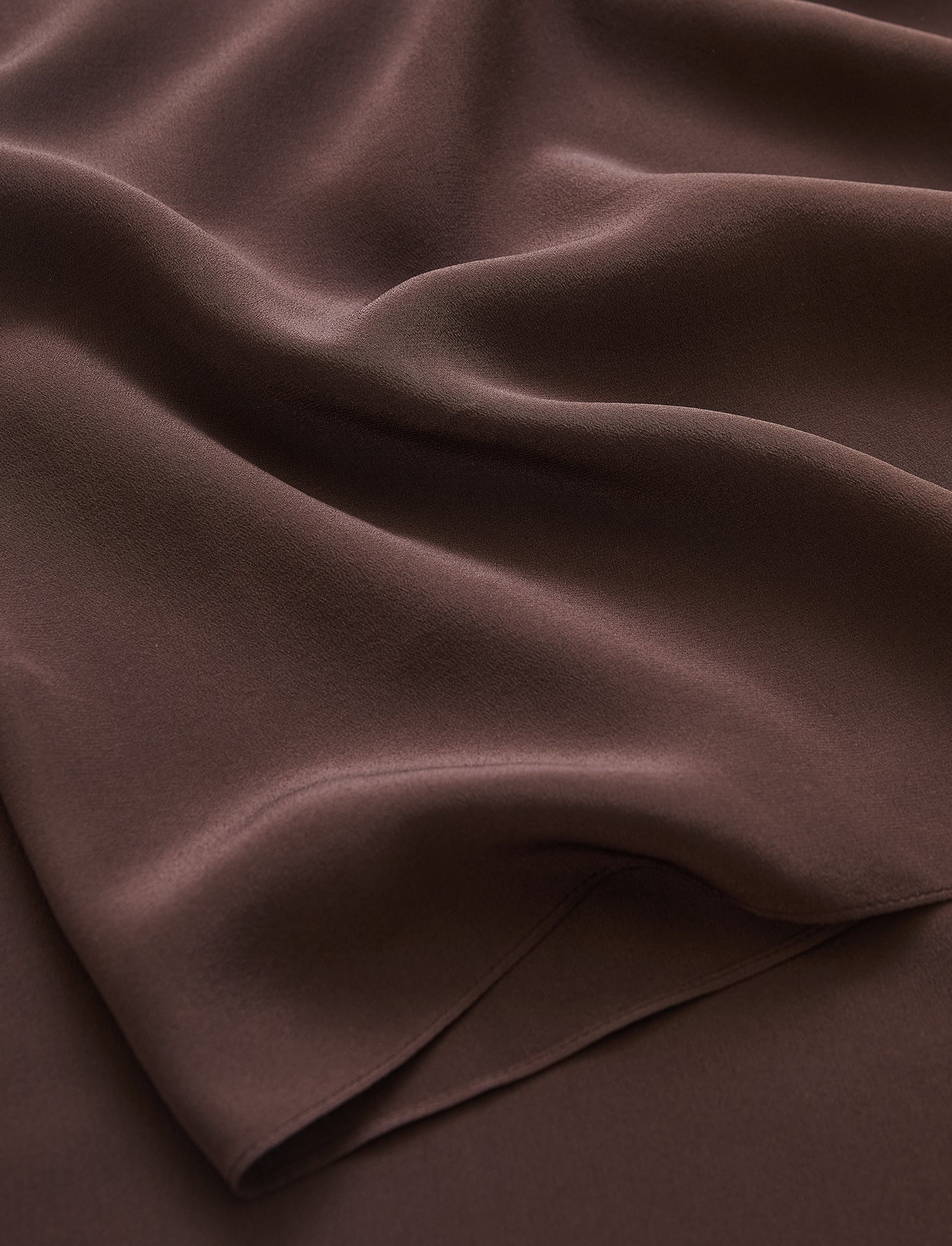 Crepe de Chine Silk Scarf - 4