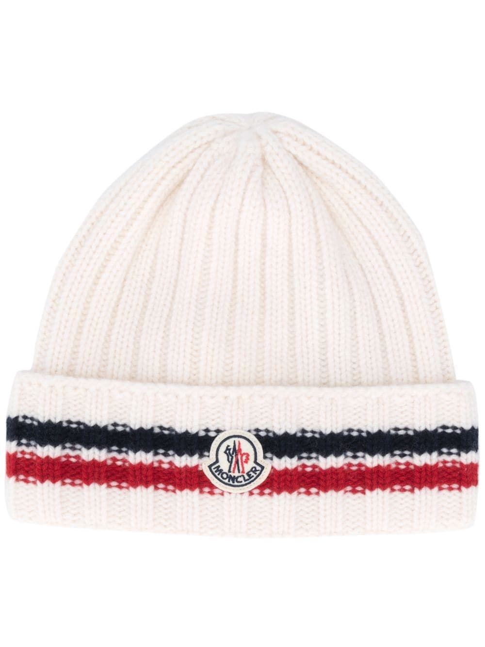 logo patch beanie - 1