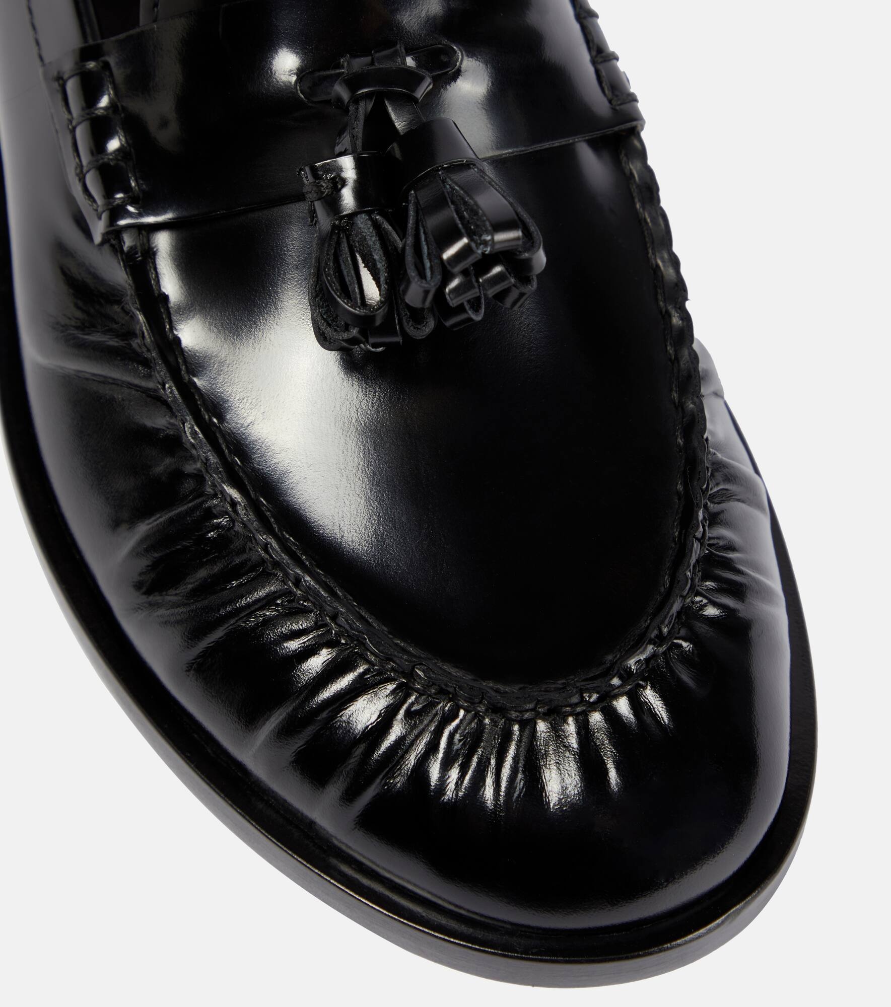 Patent leather loafers - 6