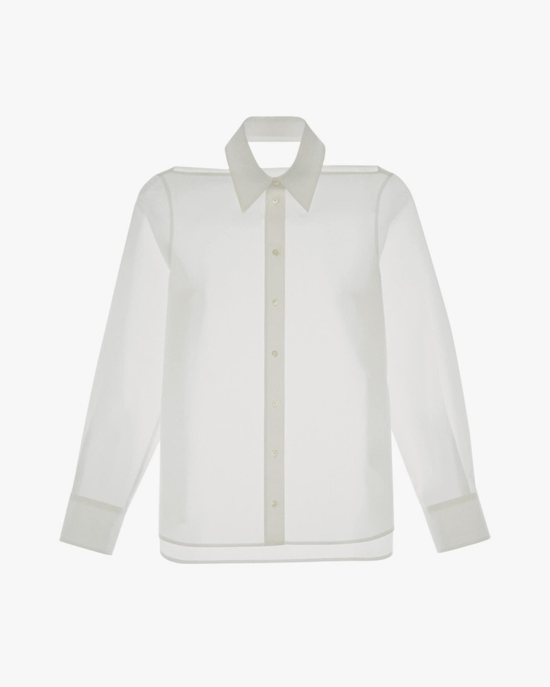 CUT-OUT POPLIN SHIRT 1