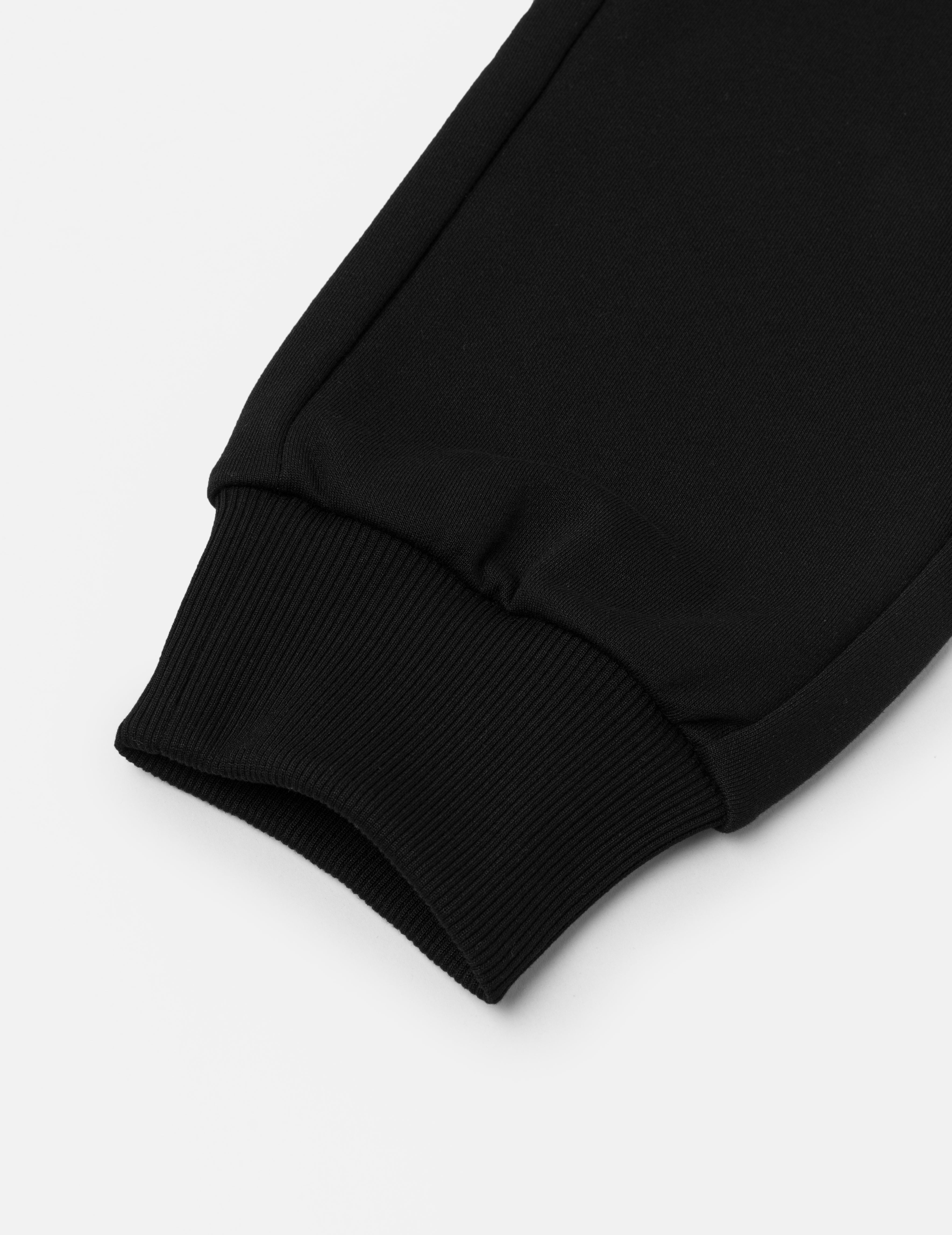 Kamon and Daruma Embroidery Pockets Regular Fit Sweatpants - 9