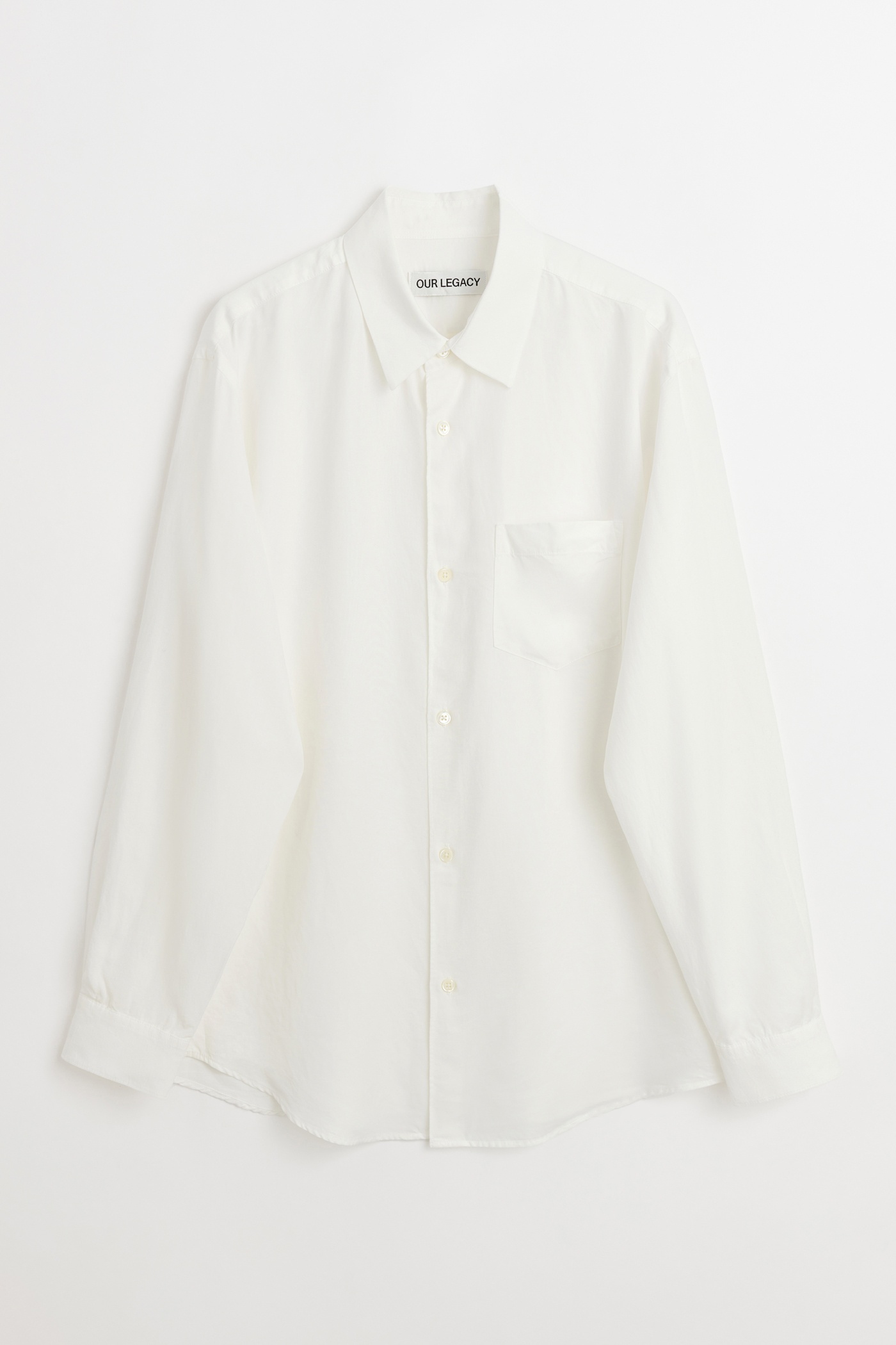 Initial Shirt Off White Lyocell - 1