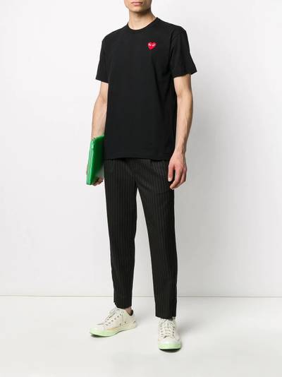 Comme des Garçons PLAY heart logo-patch T-shirt outlook