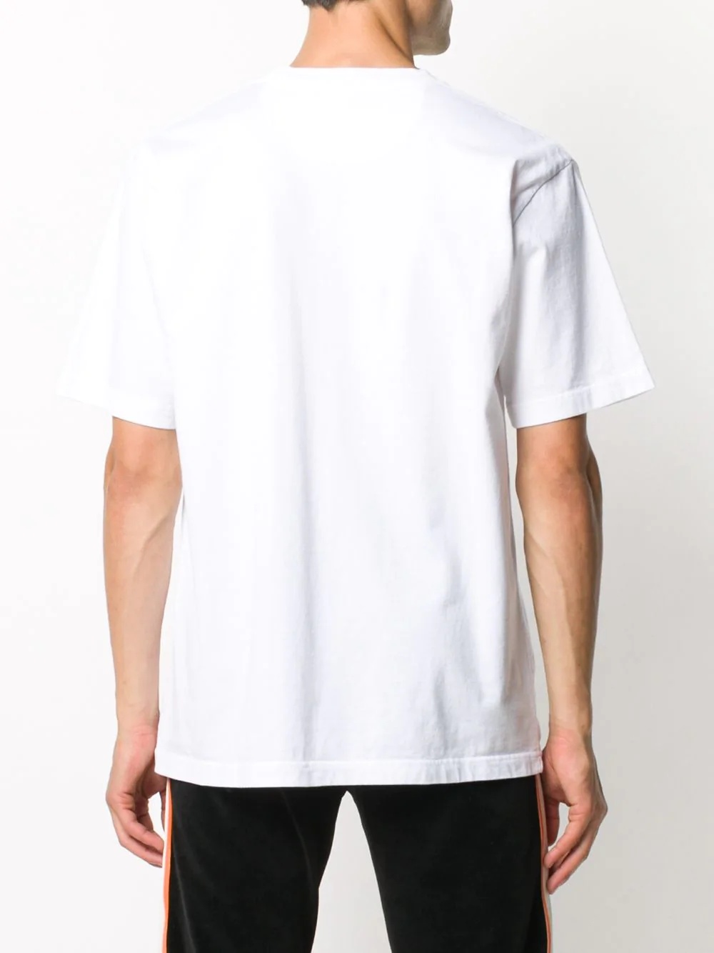 mountain print pocket T-Shirt  - 4