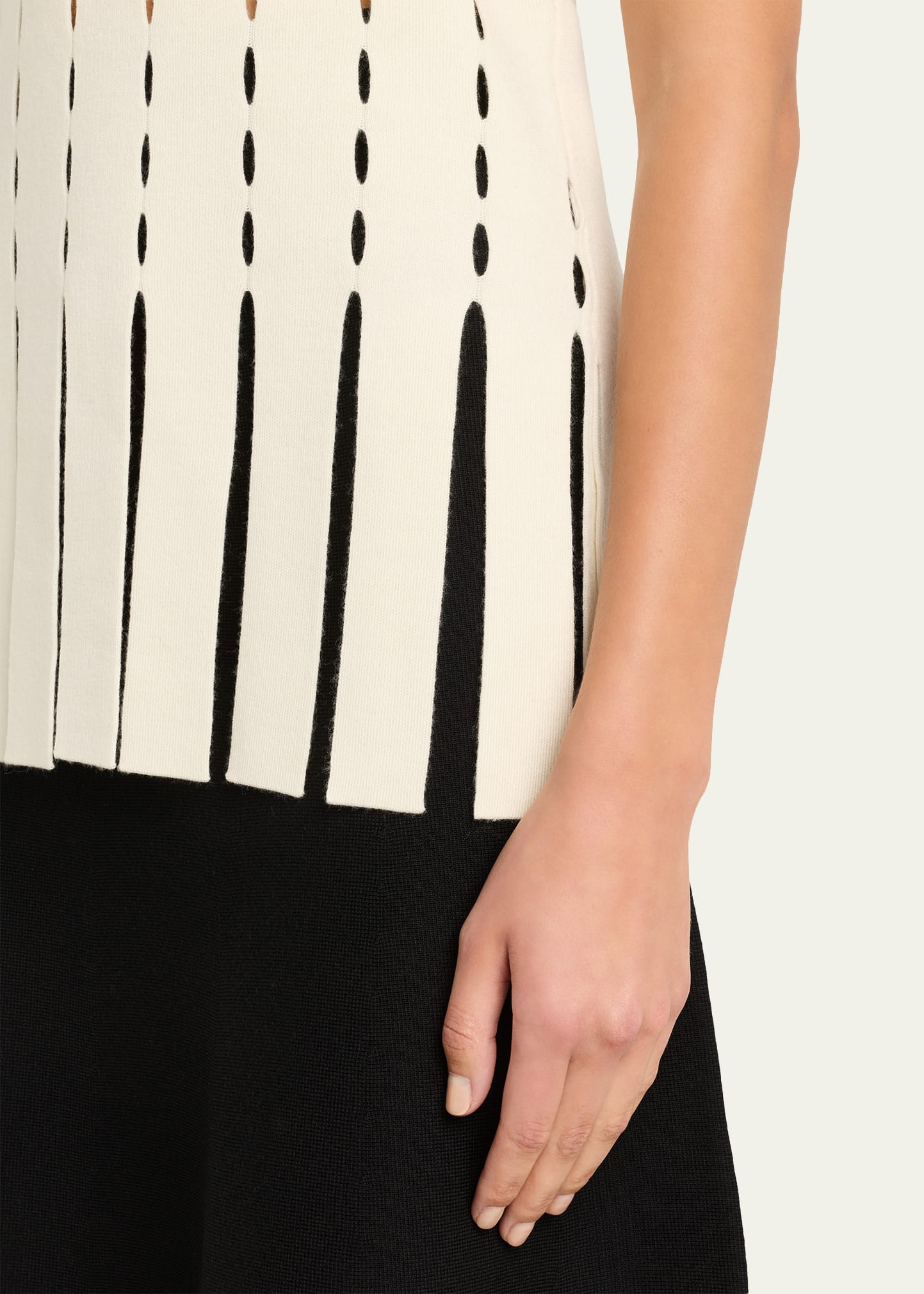 Eddie Sleeveless Cutout Merino Wool Top - 5