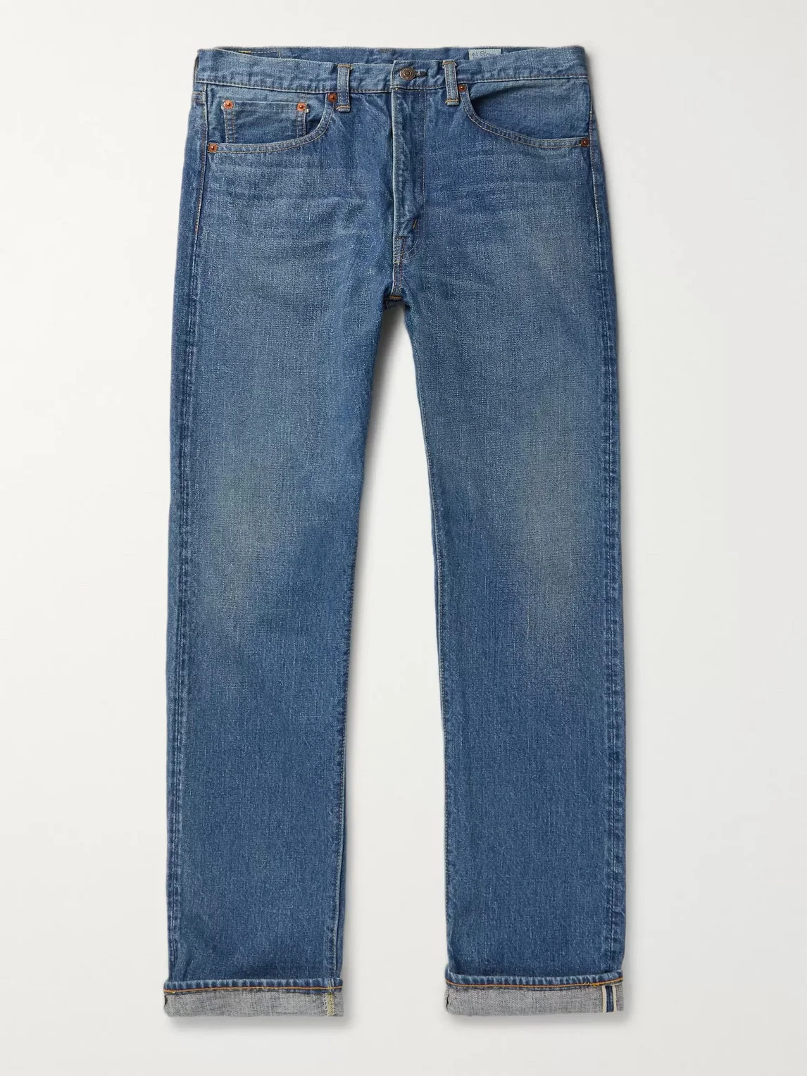 107 Slim-Fit Selvedge Denim Jeans - 1