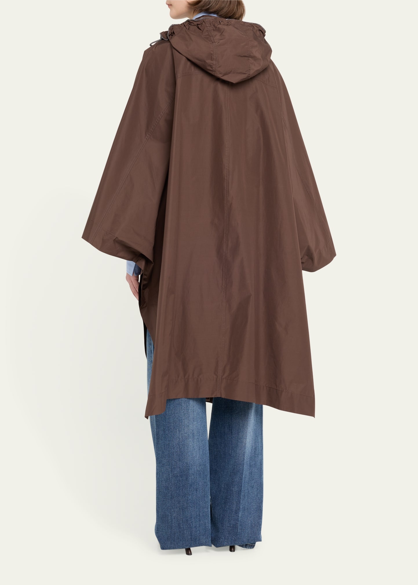 Hooded Water-Resistant Taffeta Jacket - 3