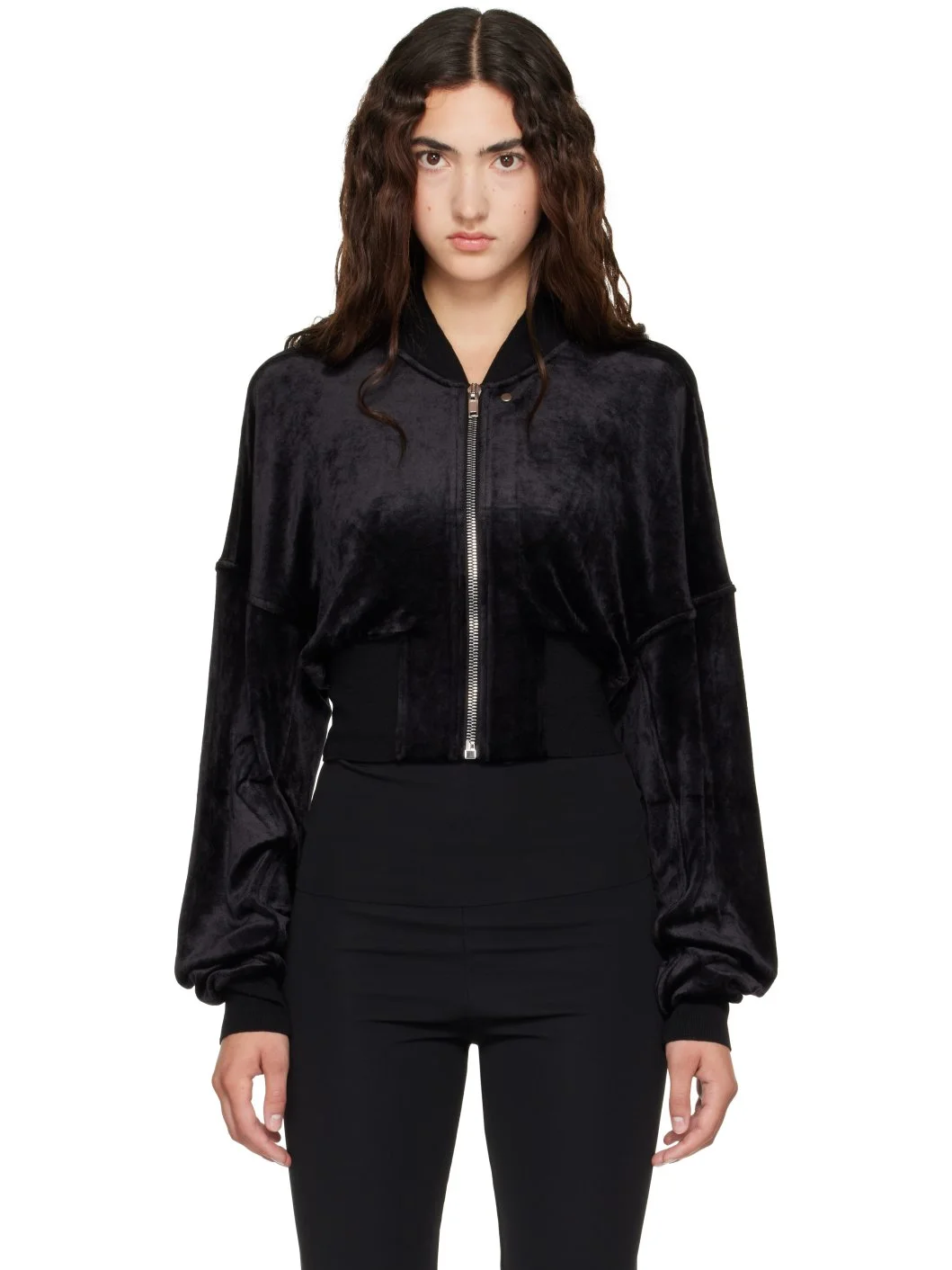 Black Tower Flight Jacket - 1