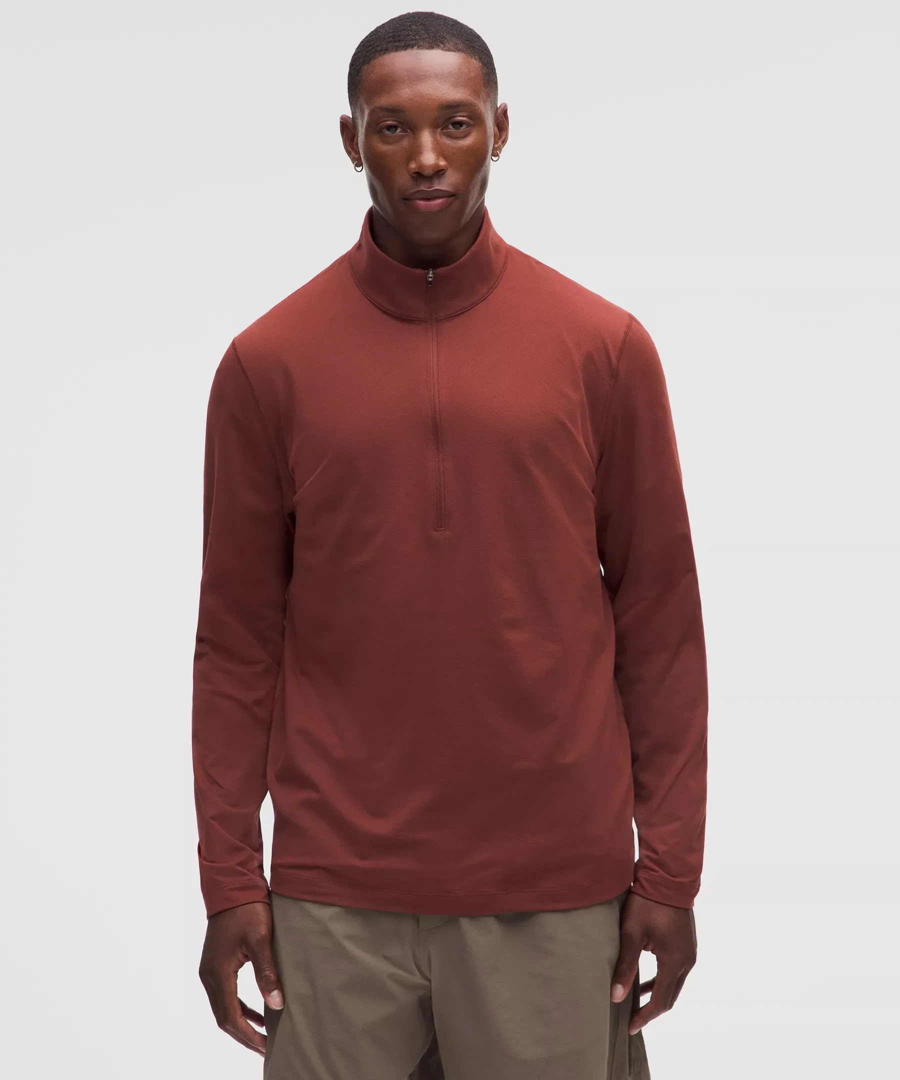 Mesh Soft Jersey Half Zip - 1