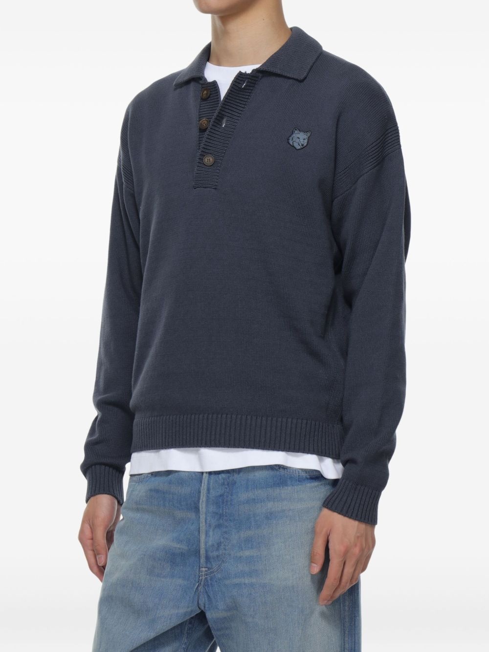 Fox Head polo sweater - 5