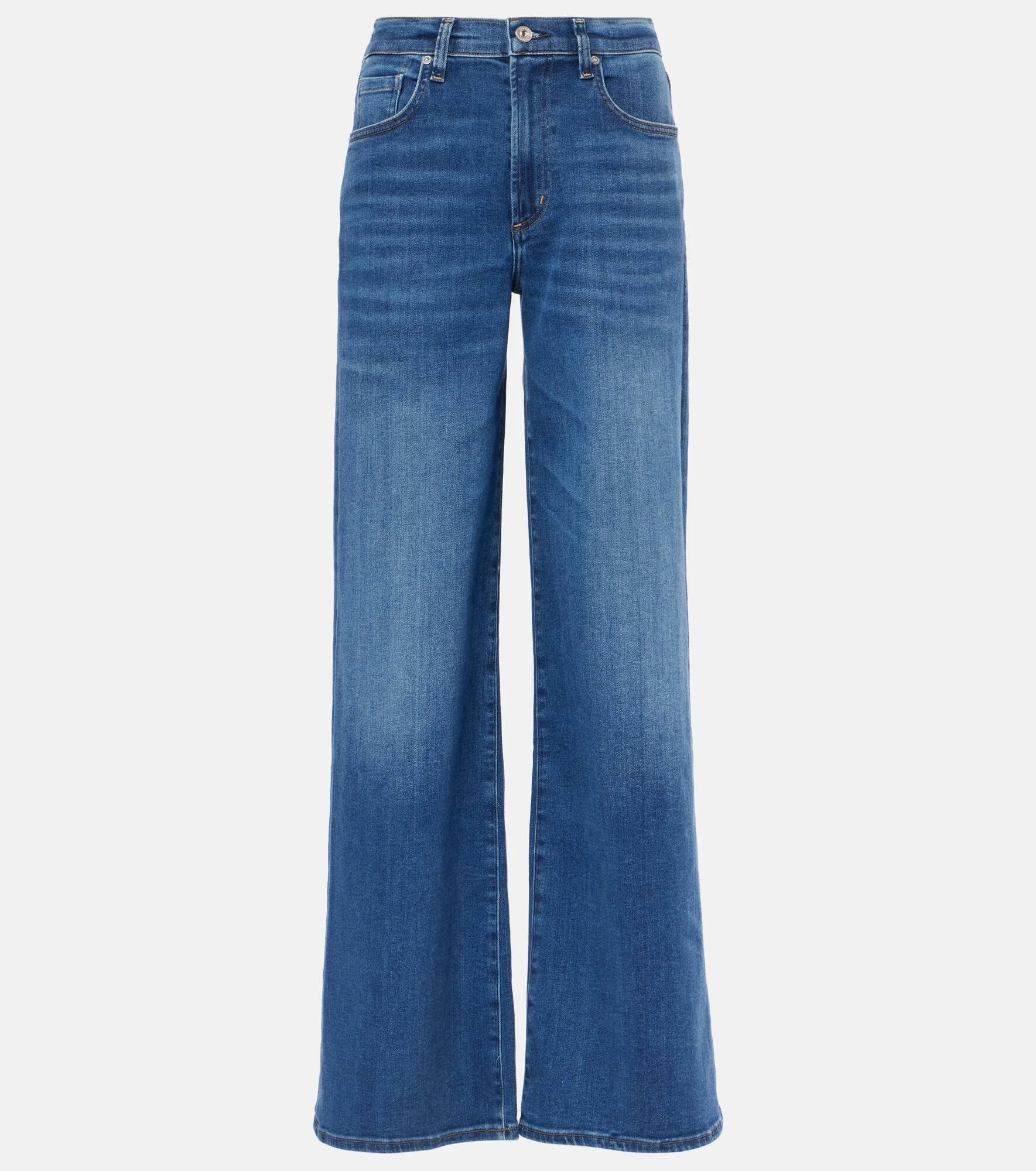 Loli mid-rise wide-leg jeans - 1