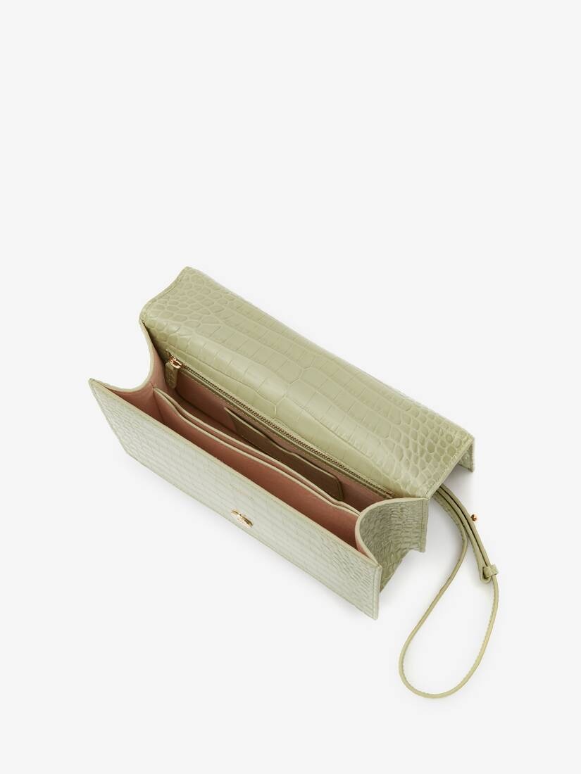 Jewelled Satchel in Sage - 4