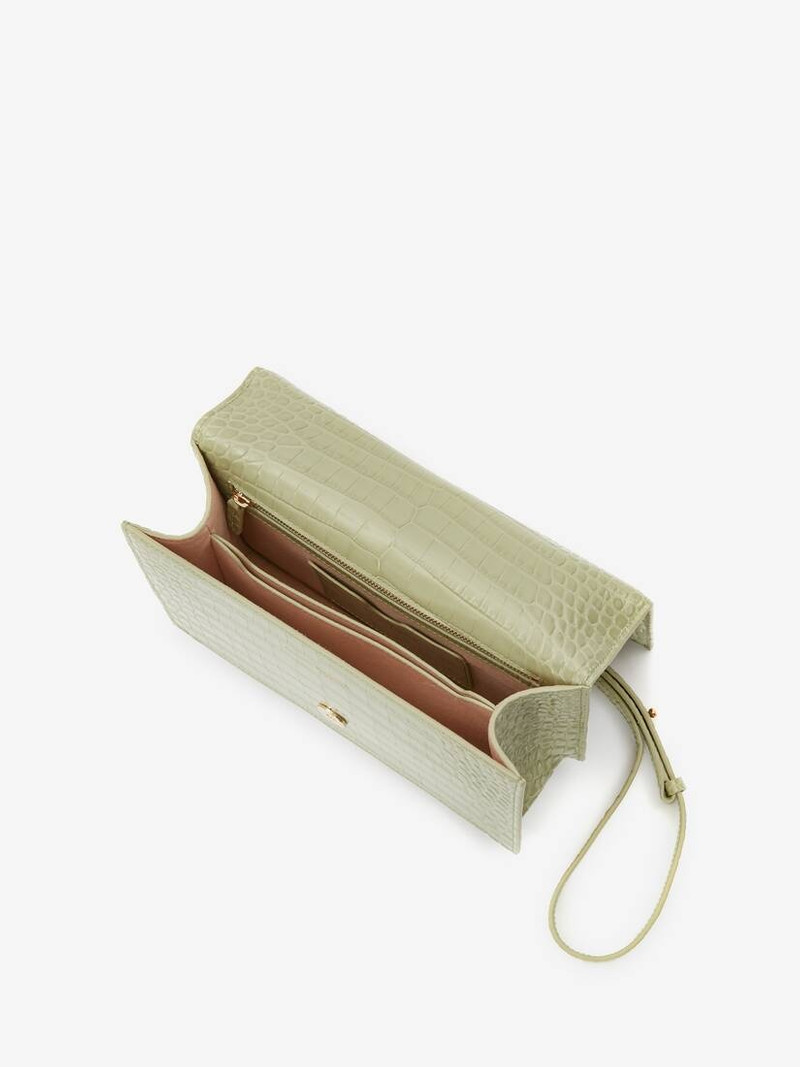 Jewelled Satchel in Sage 4