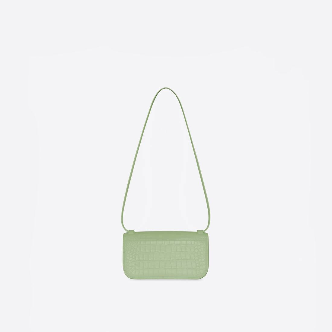 Women's Gossip Small Bag In Extra Supple Crocodile Embossed Calfskin  in Green - 2