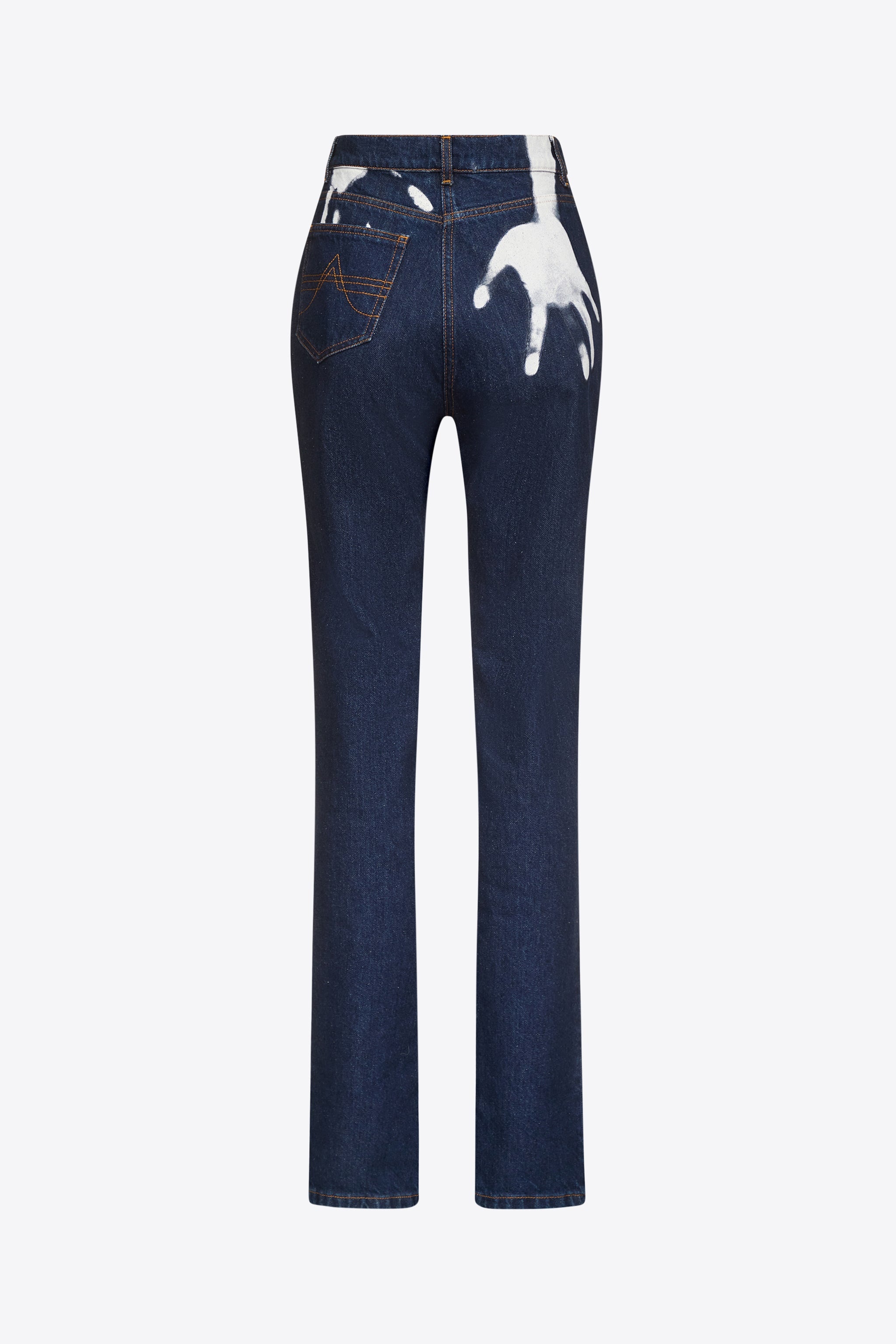 HANDPRINT STRAIGHT LEG JEAN - 2