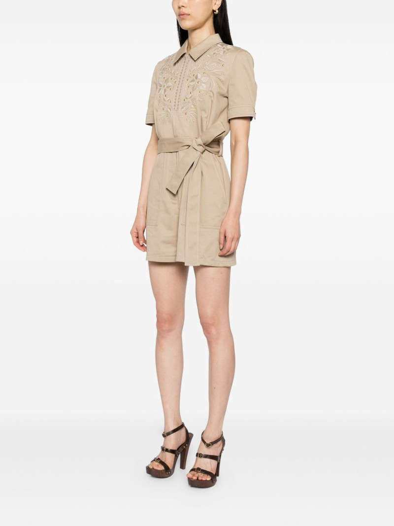 embroidered gabardine jumpsuit 3