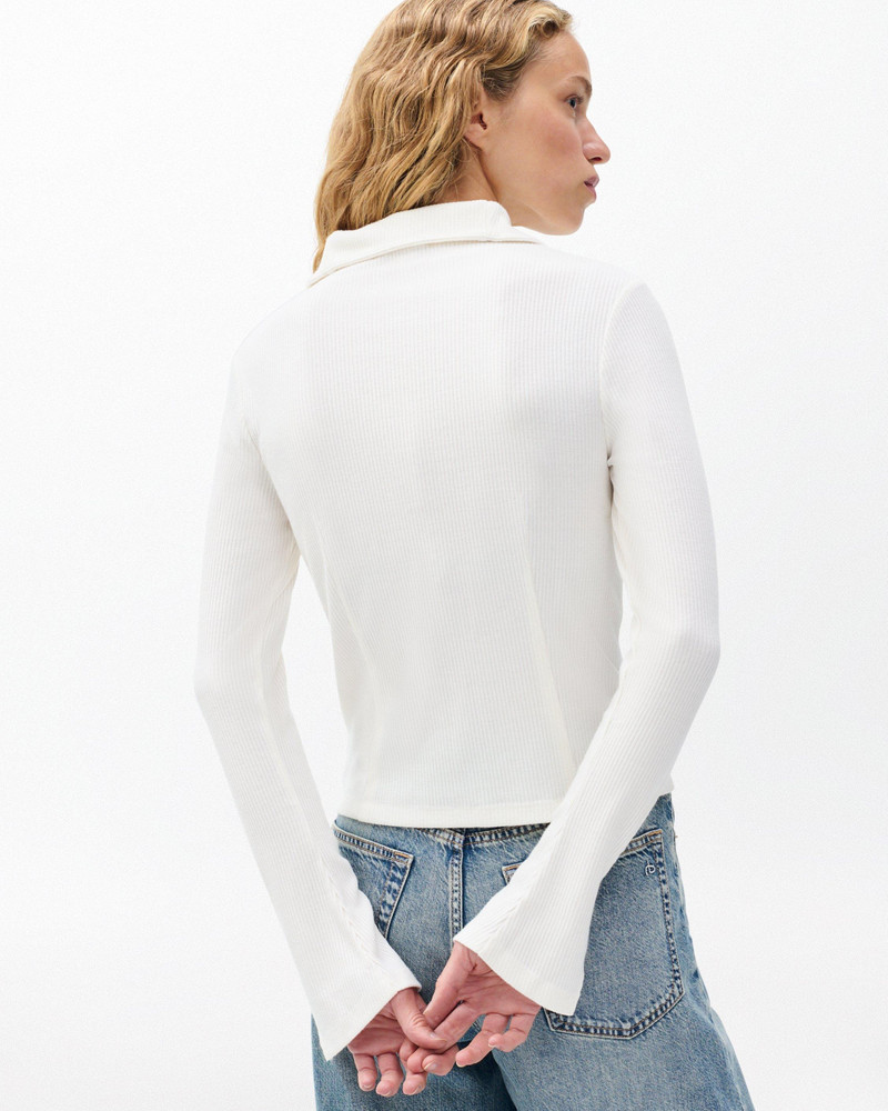 The Knit Ribbed Buttoned Cardigan 6