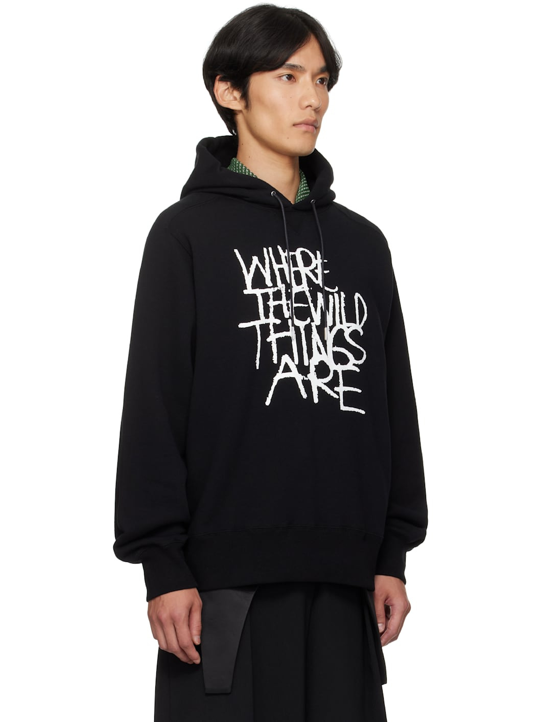 Black 'Where The Wild Things Are' Cotton Hoodie - 2