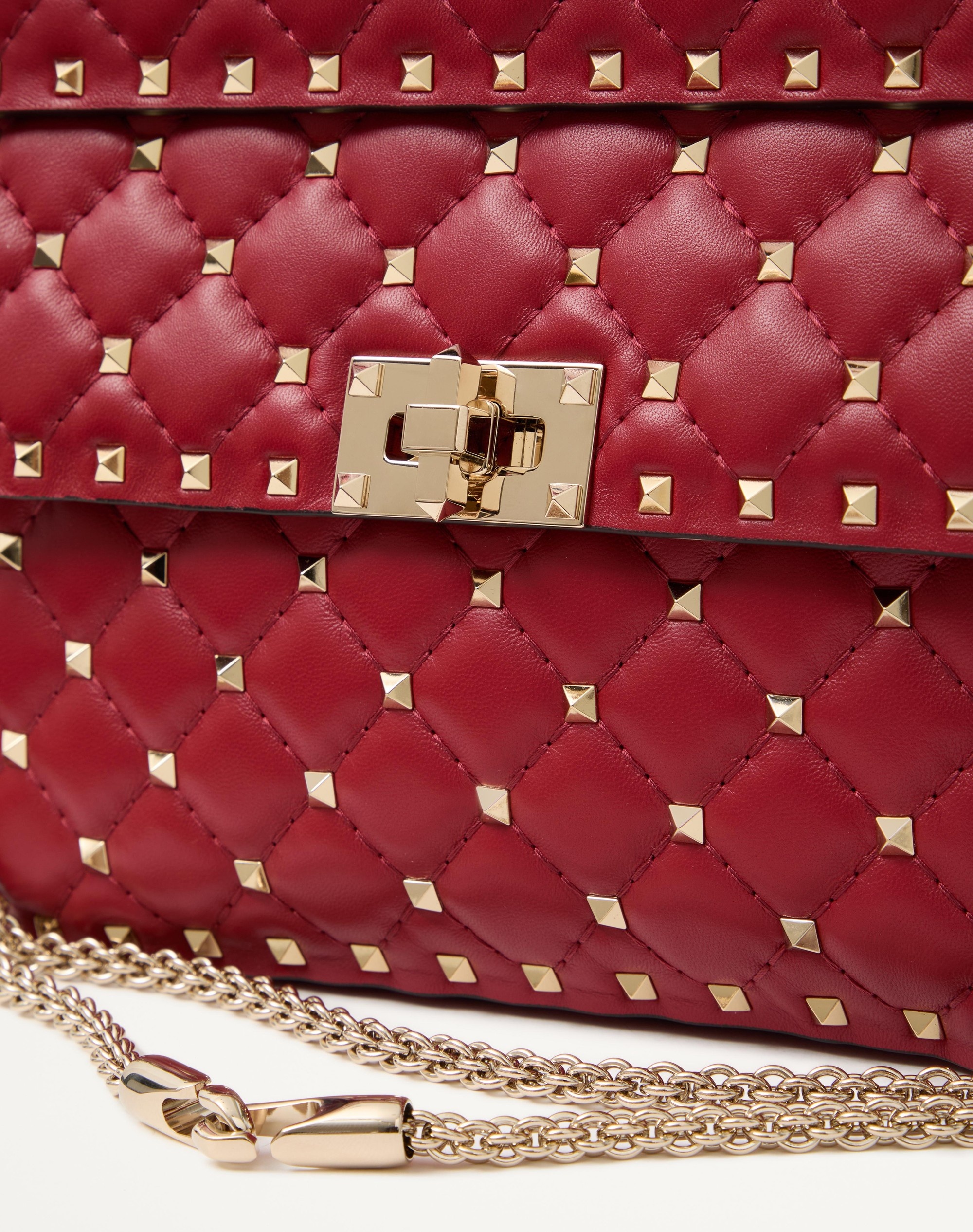 MEDIUM NAPPA ROCKSTUD SPIKE BAG - 8