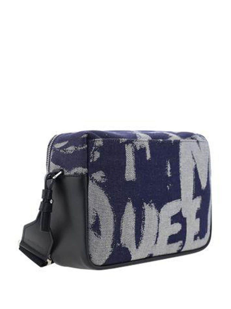 Alexander McQueen Graffiti-print crossbody bag outlook