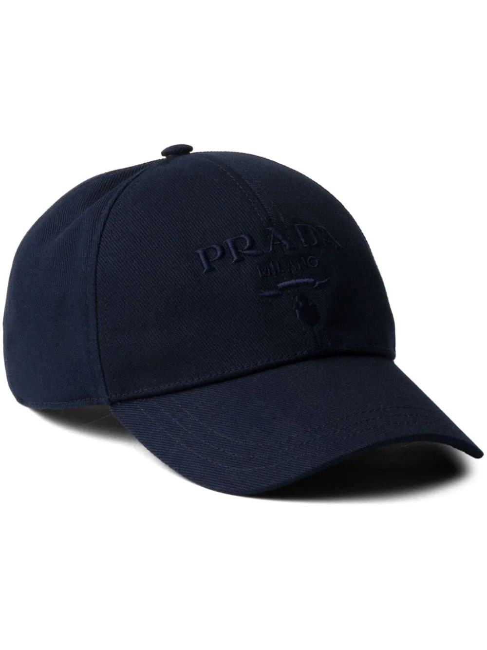logo-embroidered cotton cap - 1