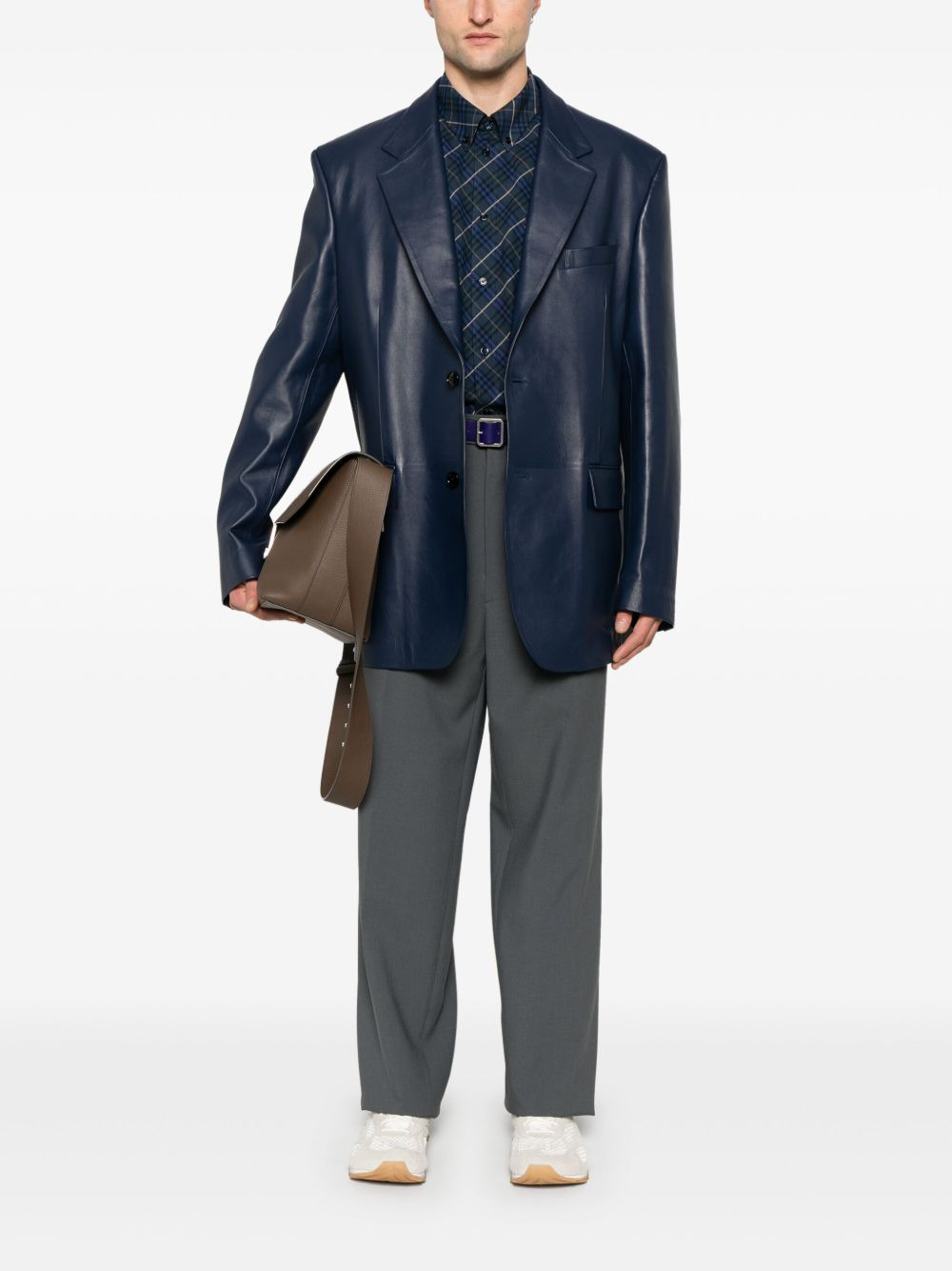 checked shirt jacket - 2