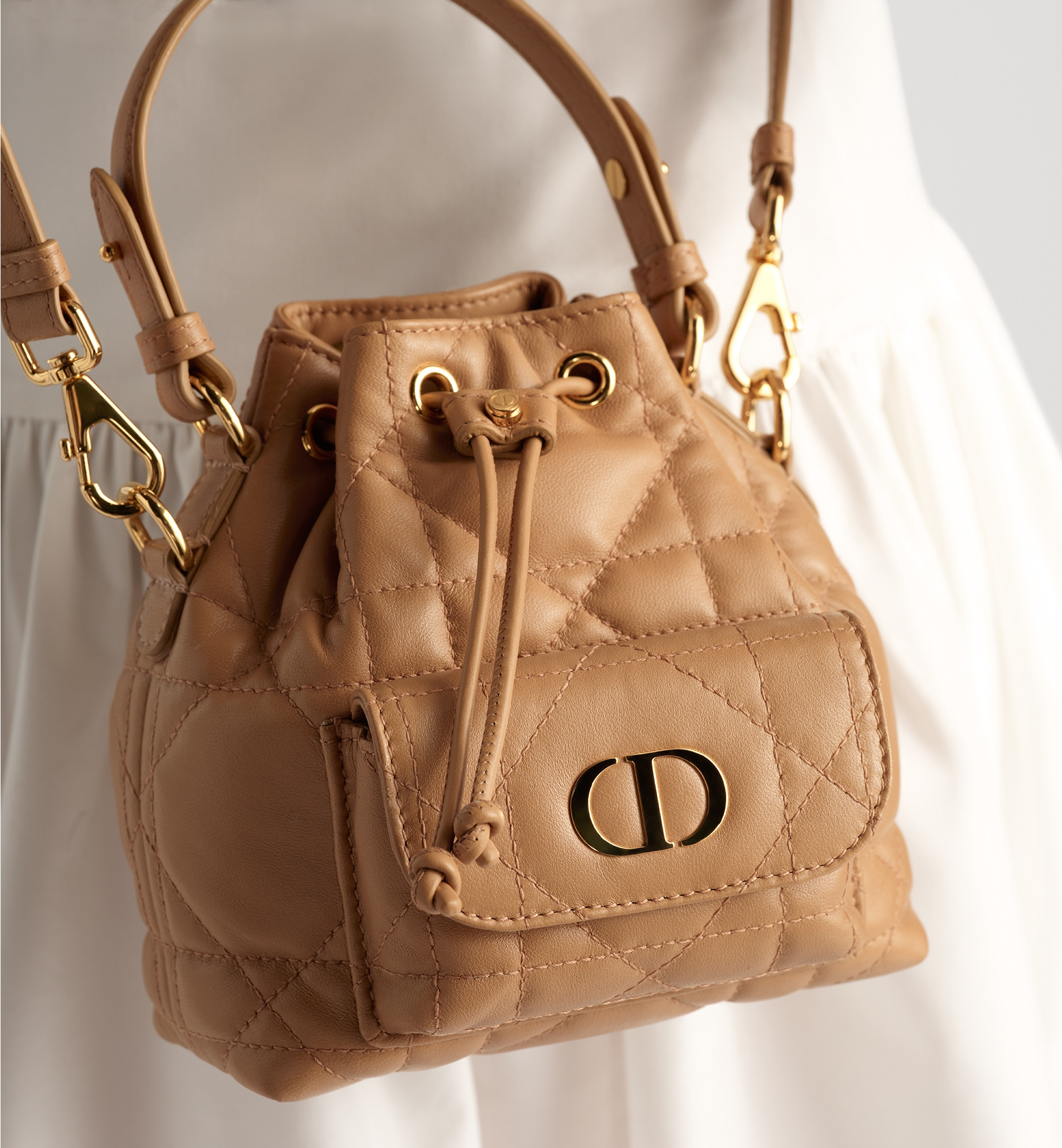 Dior Caro Nano Bucket Bag - 6