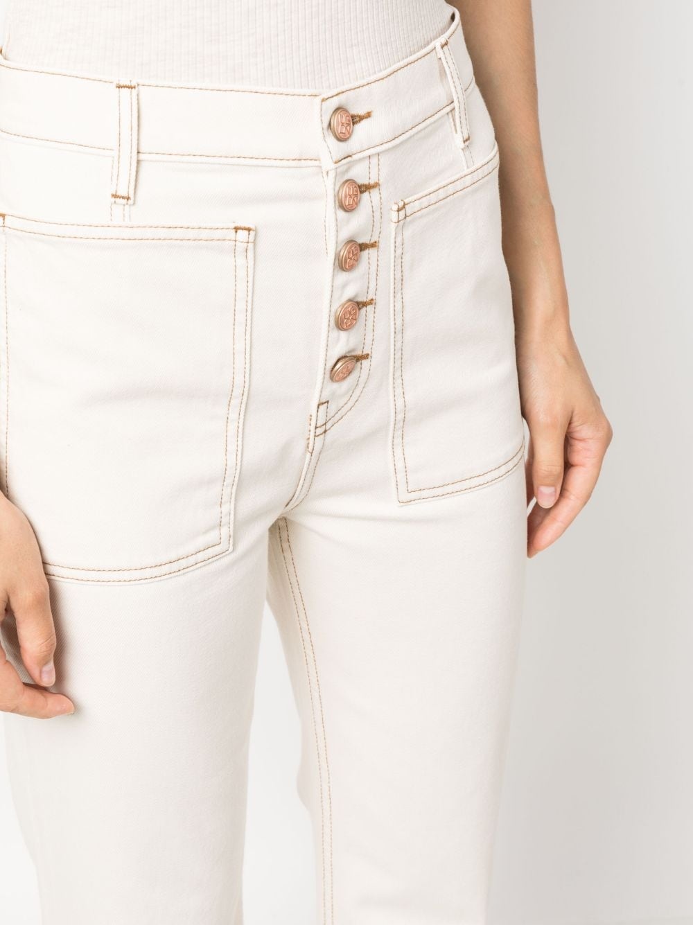 The Lou high-rise flared jeans - 5