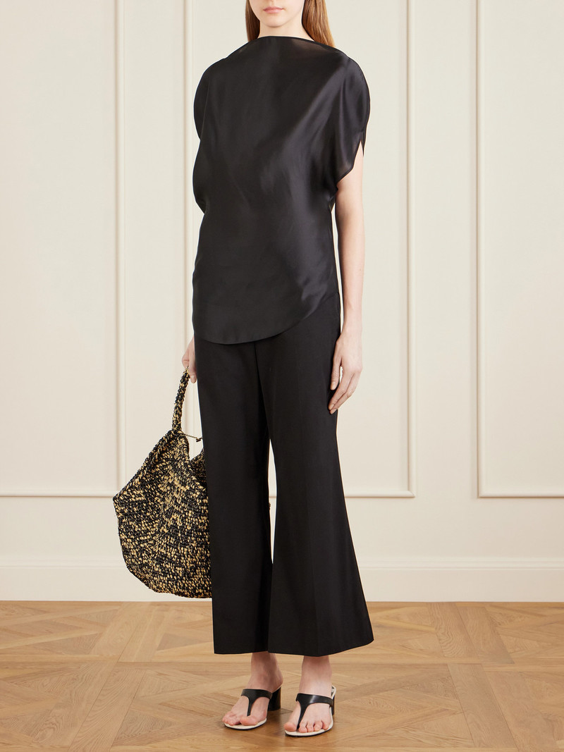 KHAITE Poppi Satin Blouse outlook