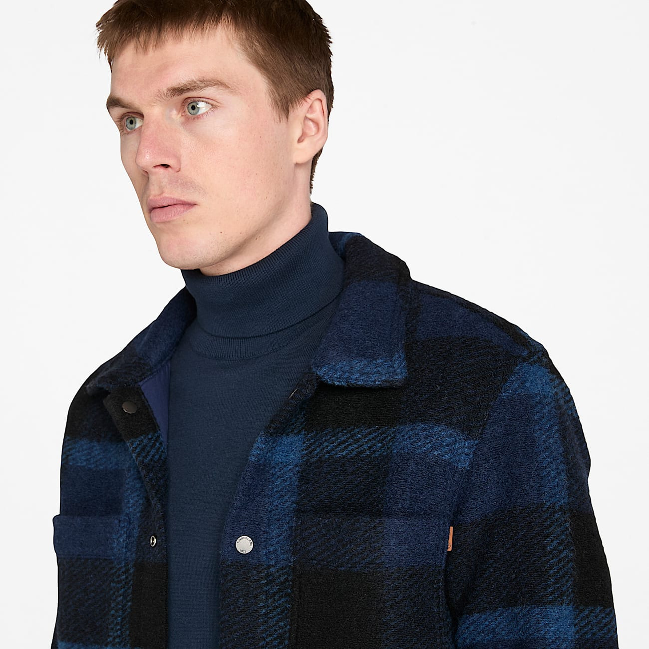 Men's Wool Blend Shacket - 4
