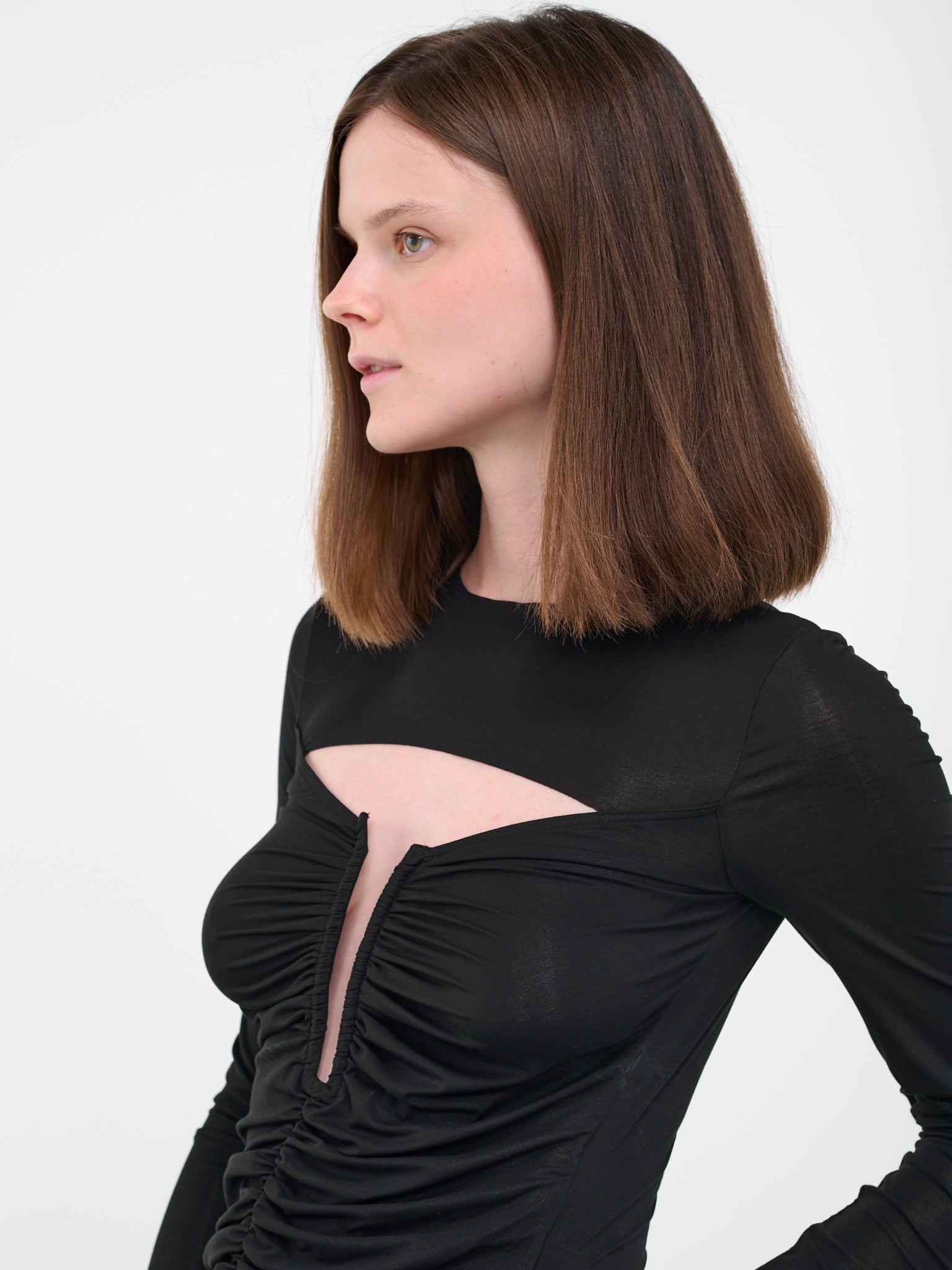 N°21 Plunging Cut-Out Bodysuit - 4