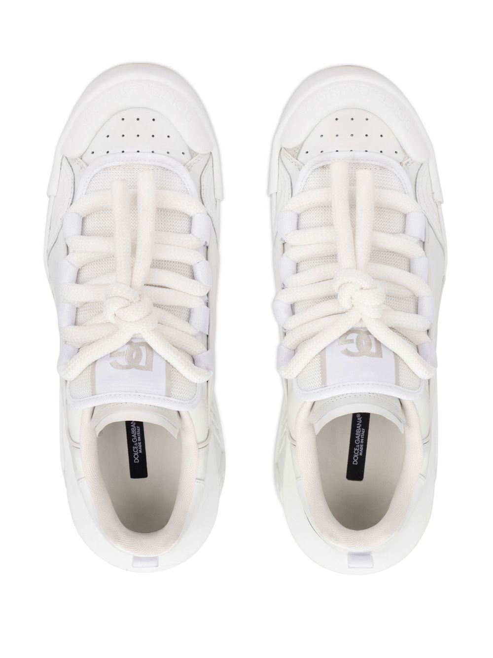 logo-patch low-top sneakers - 4