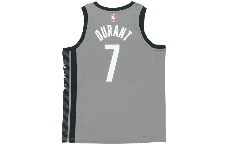 Jordan Air Jordan NBA Sports Basketball Vest 2020 Season Brooklyn Nets Durant 7 Jersey Gray CV9469-005 outlook