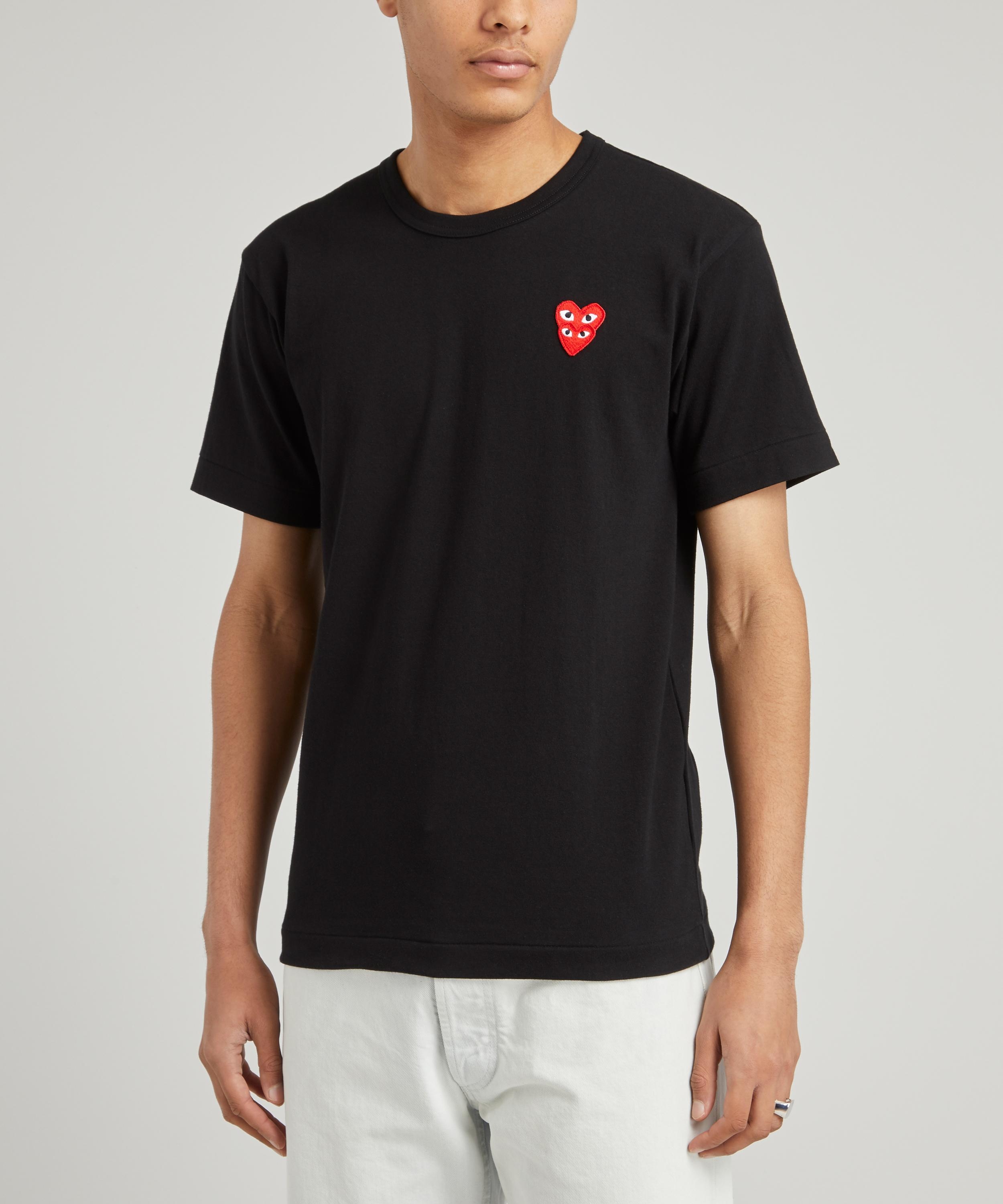 Heart Logo Patch Cotton T-Shirt - 2