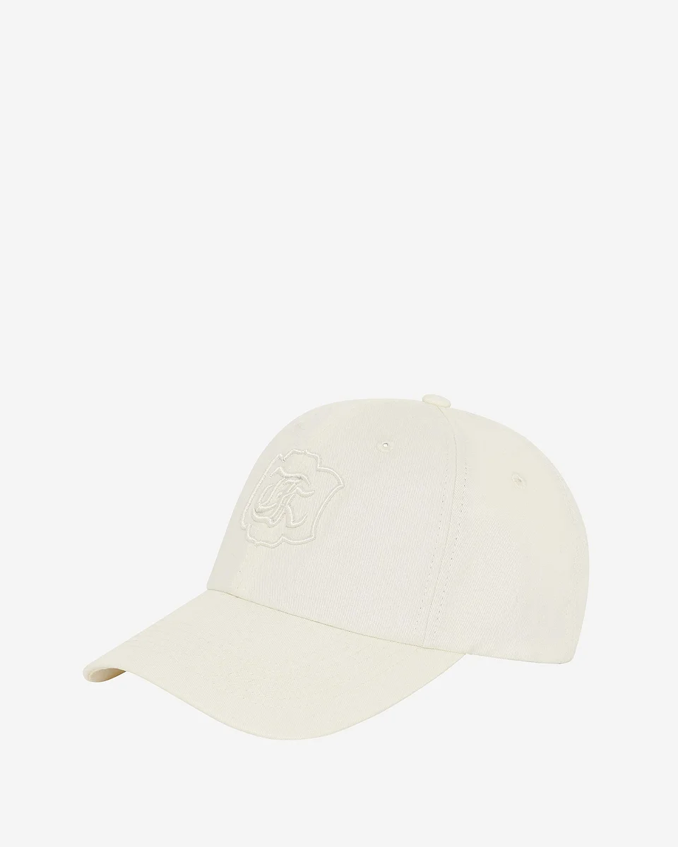 EMBROIDERED ECRU BLAZON CAP - 1