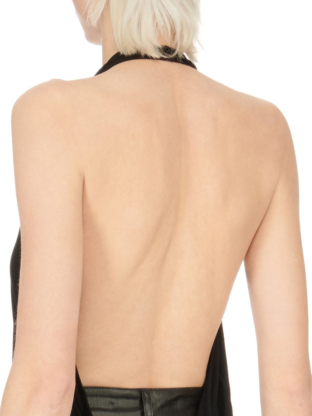 Rick Owens halterneck wrap top - Black