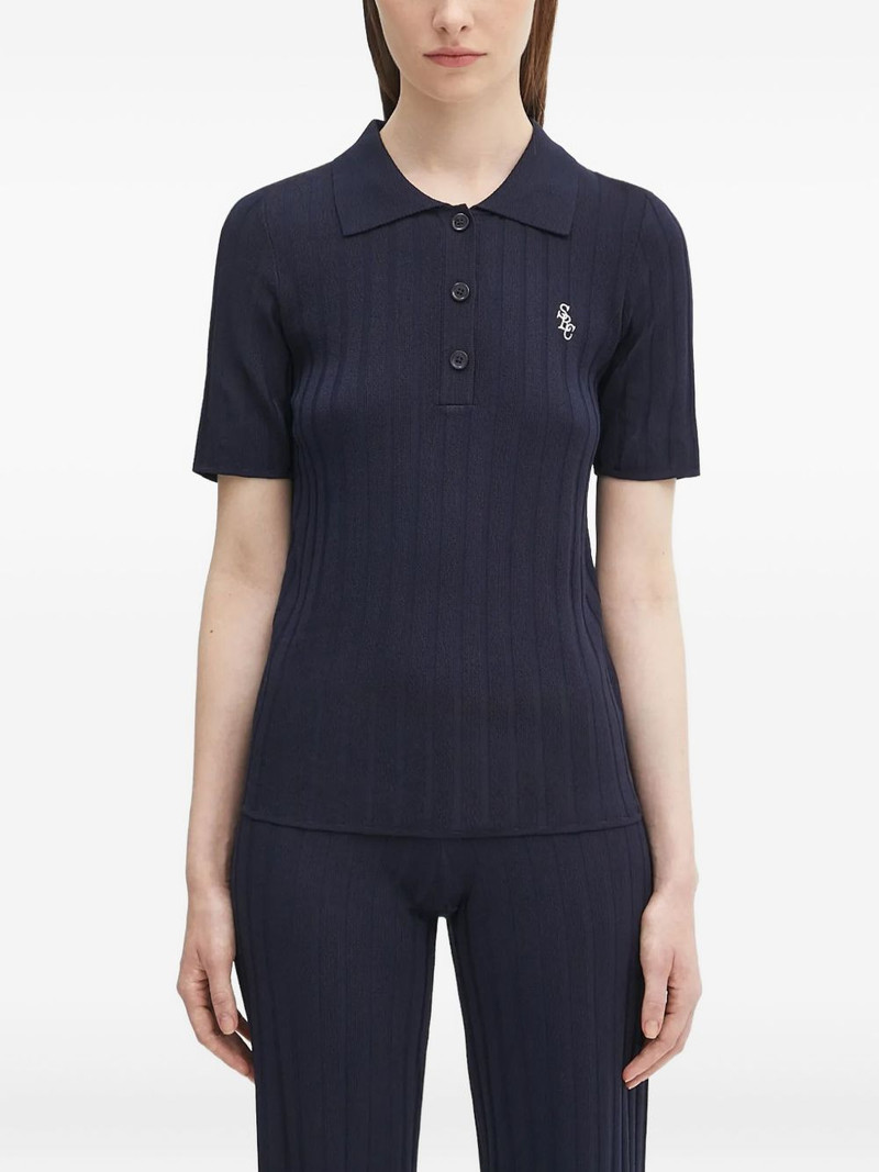 ribbed polo shirt 1