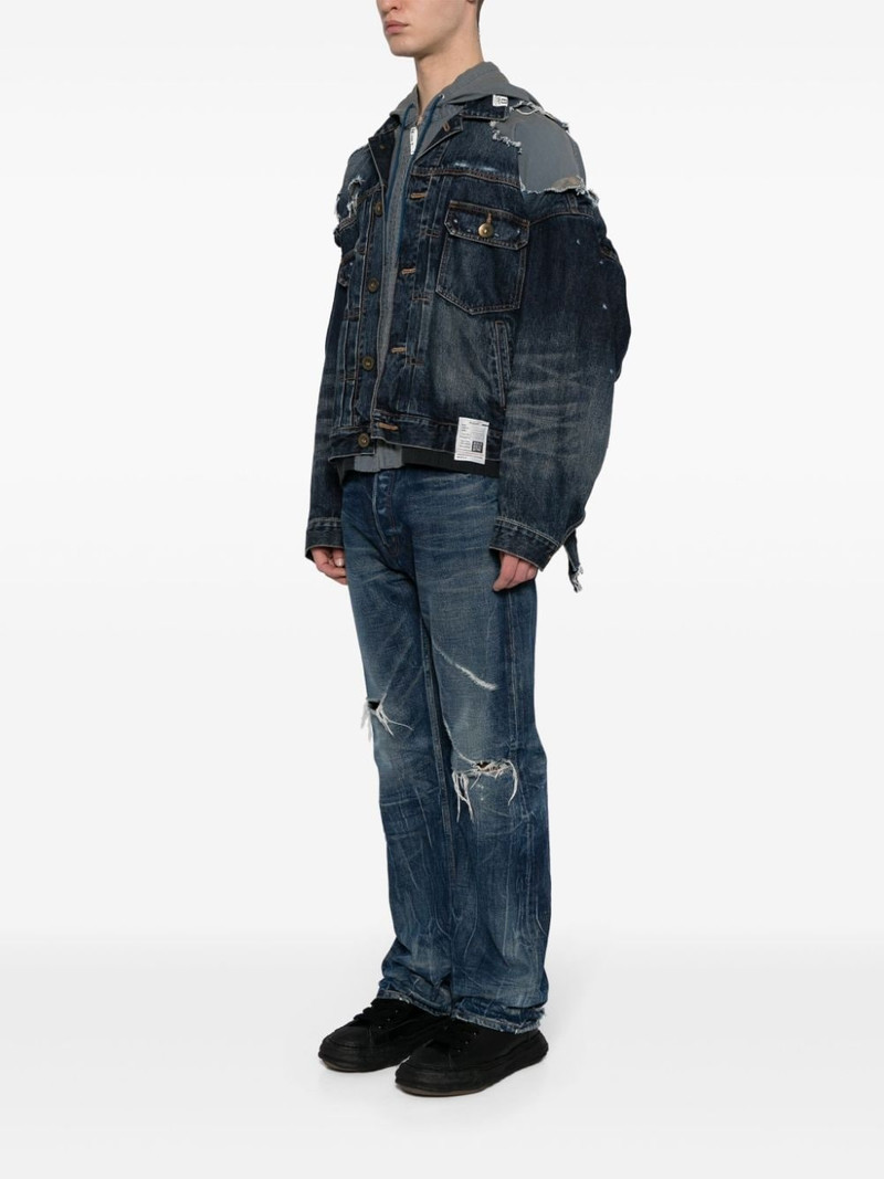 layered denim hooded jacket 3