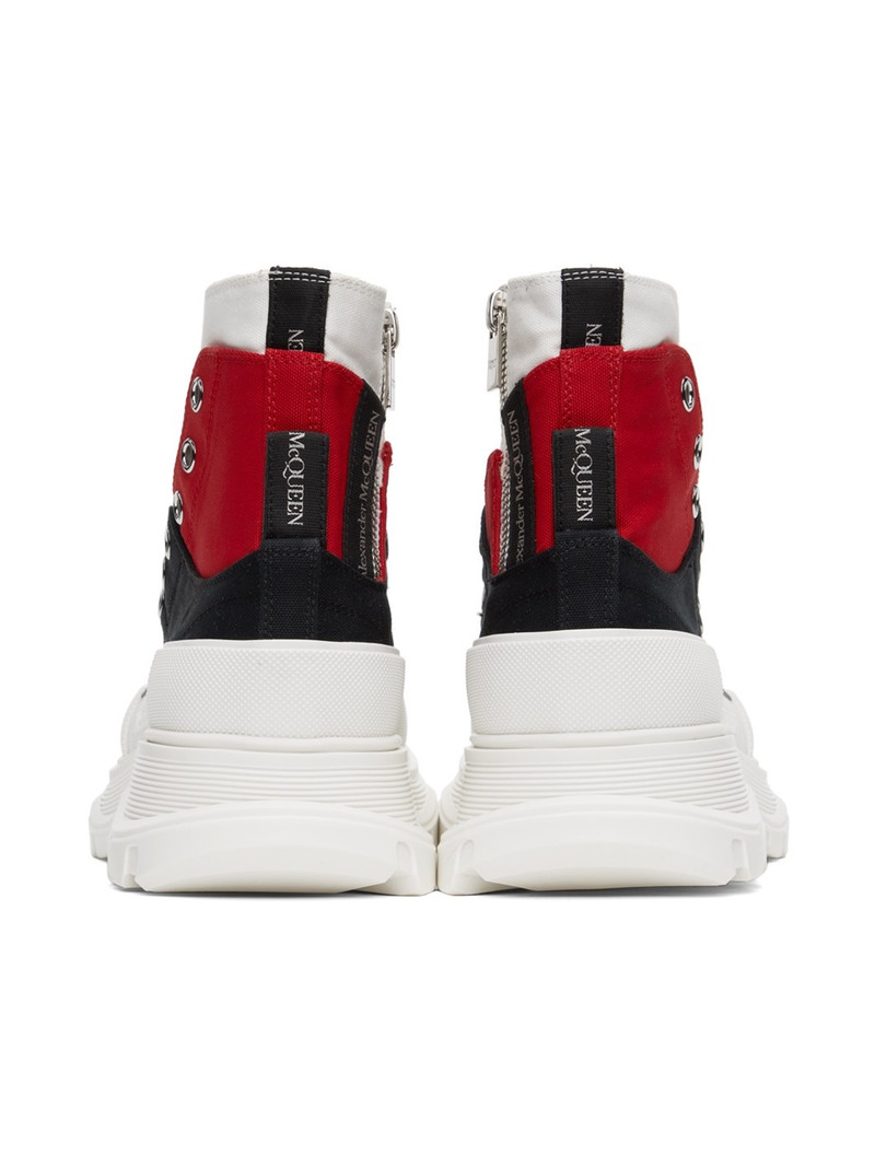 eyelet-detail high-top sneakers 2
