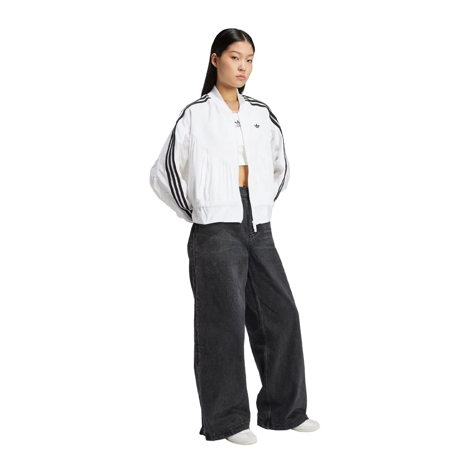 Adilenium Season 3 Zip Washed Denim W "Black" - 4