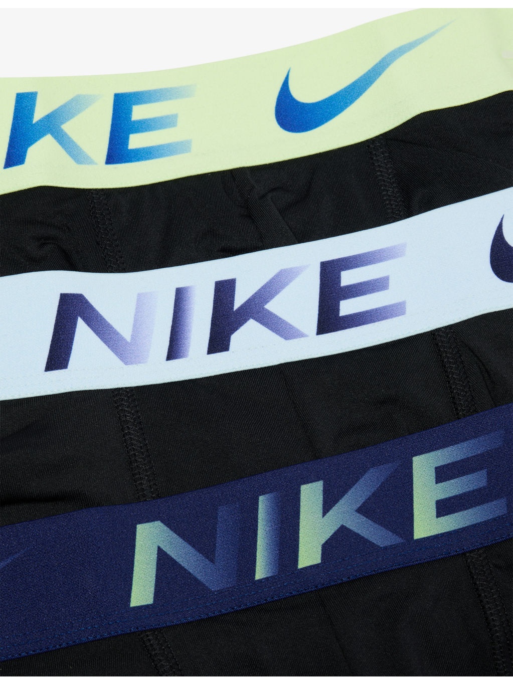 Essential Micro logo-waistband pack of three stretch-jersey trunks - 5